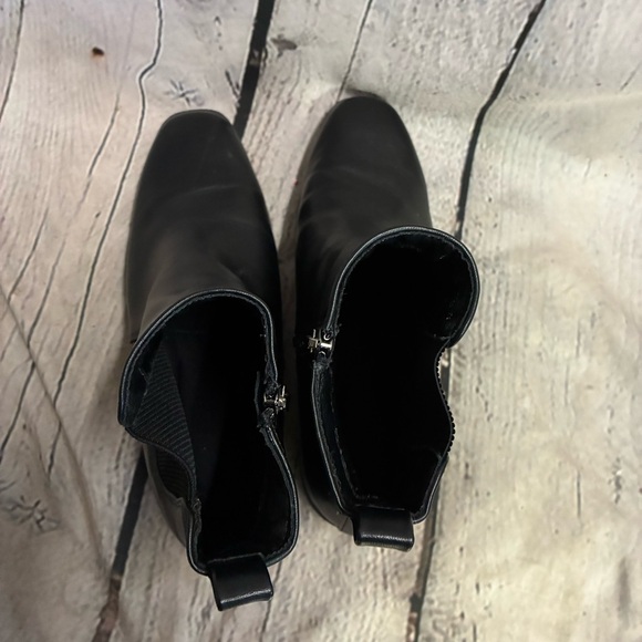 AK Anne Klein‎ Women’s Cara iFlex Black Zipper Heeled Boot Booties Size 9.5 GUC - Picture 6 of 10